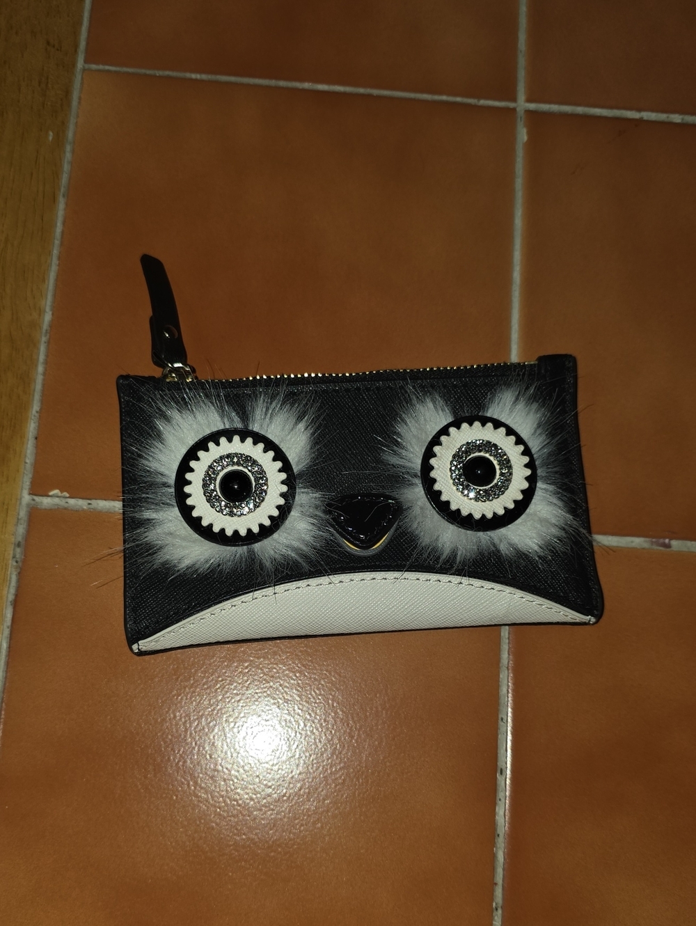 KATE SPADE DASHING BEAUTY PENQUIN MIKEY WALLET GREAT USED CONDITION